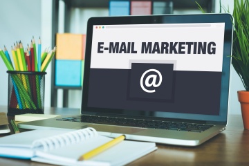 E-mail Icon Concept on Laptop Screen